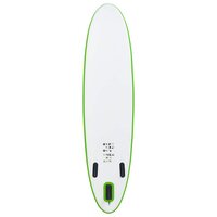 Stand Up Paddleboardset opblaasbaar groen en wit 3