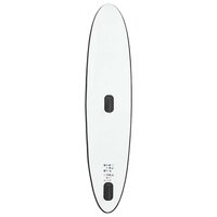 Stand Up Paddleboard opblaasbaar met zeilset zwart en wit 7