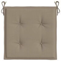 Tuinstoelkussens 2 st 50x50x3 cm stof taupe 6