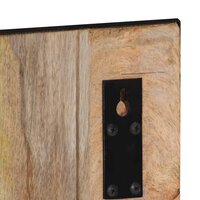 Kapstok 35x8x110 cm massief ruw mangohout 6