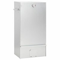 BBQ-rookoven met houtsnippers 44,5x29x83 cm staal 2