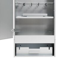 BBQ-rookoven met houtsnippers 44,5x29x83 cm staal 9