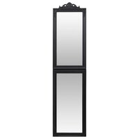 Spiegel vrijstaand 50x200 cm zwart 3