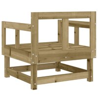 Tuinstoelen 2 st ge&iuml;mpregneerd hout 6
