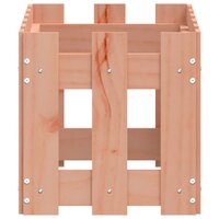 Plantenbak met hekontwerp 60x30x30 cm massief dougashout 6