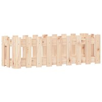 Plantenbak verhoogd met hekontwerp 100x30x30 cm grenenhout 4
