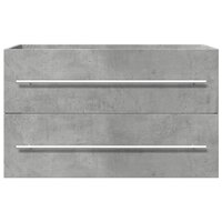 Wastafelkast 80x38,5x48 cm bewerkt hout artisanaal eikenkleur 4