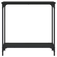 Wandtafel 75x30,5x75 cm bewerkt hout zwart 4