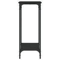 Wandtafel 75x30,5x75 cm bewerkt hout zwart 5