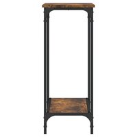 Wandtafel 75x30,5x75 cm bewerkt hout gerookt eikenkleurig 5