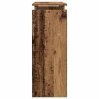 Wandtafel 80x30x80 cm bewerkt hout oud houtkleurig 5