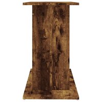 Aquariumstandaard 80x35x60 cm bewerkt hout gerookt eikenkleurig 5