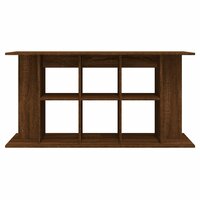 Aquariumstandaard 120x40x60 cm bewerkt hout bruin eikenkleur 4
