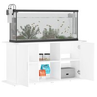 Aquariumstandaard 121x41x58 cm bewerkt hout wit 4
