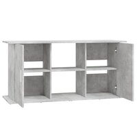 Aquariumstandaard 121x41x58 cm bewerkt hout betongrijs 6