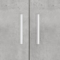 Aquariumstandaard 101x41x58 cm bewerkt hout betongrijs 9