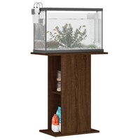 Aquariumstandaard 60,5x36x72,5 cm bewerkt hout bruin eikenkleur 3
