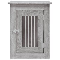 Hondenbench 45x62x59 cm bewerkt hout grijs sonoma 7