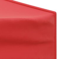 Partytent inklapbaar met zijwanden 2x2 m rood 6