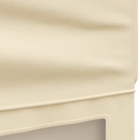 Partytent inklapbaar met zijwanden 3x3 m cr&egrave;mekleurig 6