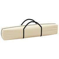 Partytent inklapbaar met zijwanden 3x3 m cr&egrave;mekleurig 8