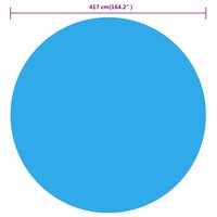 Zwembadhoes 417 cm PE blauw 3