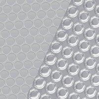 Zwembadhoes 450x220 cm PE zilverkleurig 4