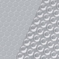 Zwembadhoes 732x366 cm PE zilverkleurig 4