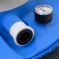 Zandfilterpomp 200 W 25 L 385x620x432 mm blauw en zwart 7