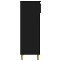 Schoenenkast 40x36x105 cm bewerkt hout zwart 5