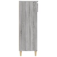 Schoenenkast 40x36x105 cm bewerkt hout grijs sonoma 8