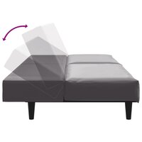 2-delige Loungeset kunstleer grijs 6