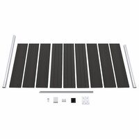 Schuttingpaneel 95x186 cm HKC zwart 4