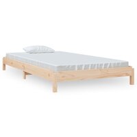 Bed stapelbaar 100x200 cm massief grenenhout 2