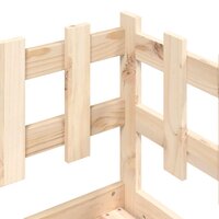 Slaapbank zonder matras 80x200 cm massief grenenhout 8