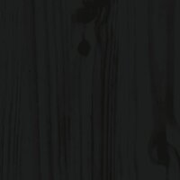 Slaapbank 80x200 cm massief grenenhout zwart 9