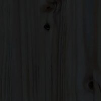 Slaapbank 90x200 cm massief grenenhout zwart 9