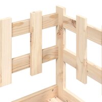 Slaapbank zonder matras 90x190 cm massief grenenhout 8