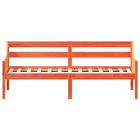 Slaapbank zonder matras 90x190 cm massief grenenhout wasbruin 4