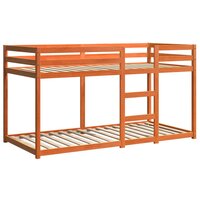 Stapelbed massief grenenhout wasbruin 80x200 cm 3