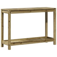 Oppottafel met schap 108x35x75 cm ge&iuml;mpregneerd grenenhout 2