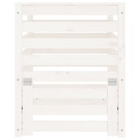 Compostbak 63,5x63,5x77,5 cm massief grenenhout wit 5