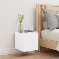 Tv-wandmeubel met LED-verlichting 100x35x30 cm wit 5