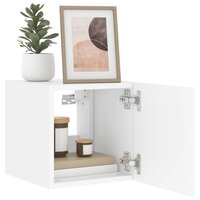 Tv-wandmeubel met LED-verlichting 100x35x30 cm wit 7