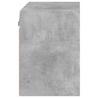 Nachtkastje met LED&amp;apos;s wandgemonteerd betongrijs 8