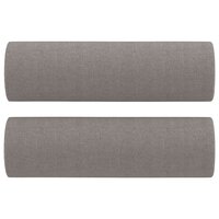 Sierkussens 2 st 15x50 cm stof taupe 2