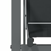 Tuinstoelen 2 st 55x61,5x90 cm textileen en staal zwart 7