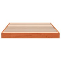 Bedframe massief grenenhout wasbruin 90x200 cm 5