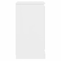 Dressoir 37,5x35,5x67,5 cm bewerkt hout hoogglans wit 8