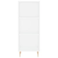 Dressoir 34,5x32,5x90 cm bewerkt hout wit 4